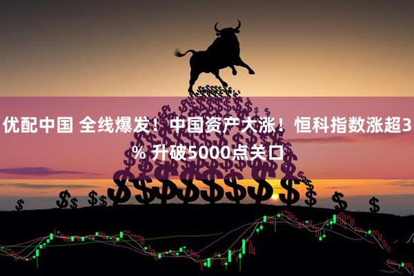优配中国 全线爆发！中国资产大涨！恒科指数涨超3% 升破5000点关口